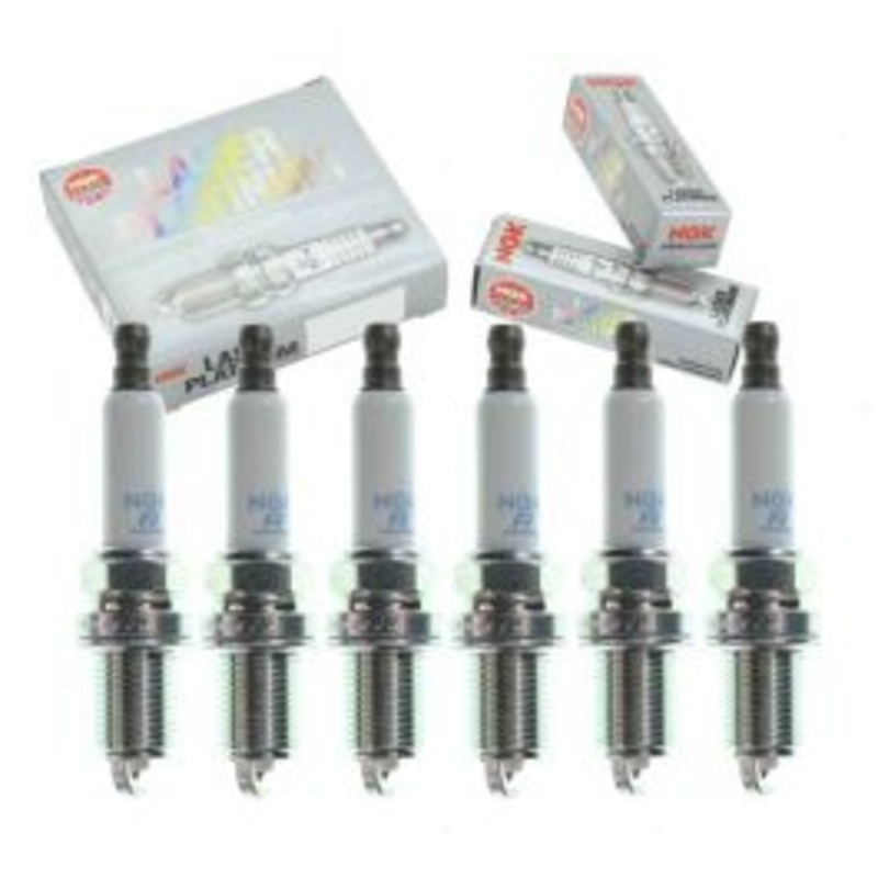 6 pc NGK Laser Platinum Spark Plugs for 2009-2012 Audi A4 Quattro 3.2L V6