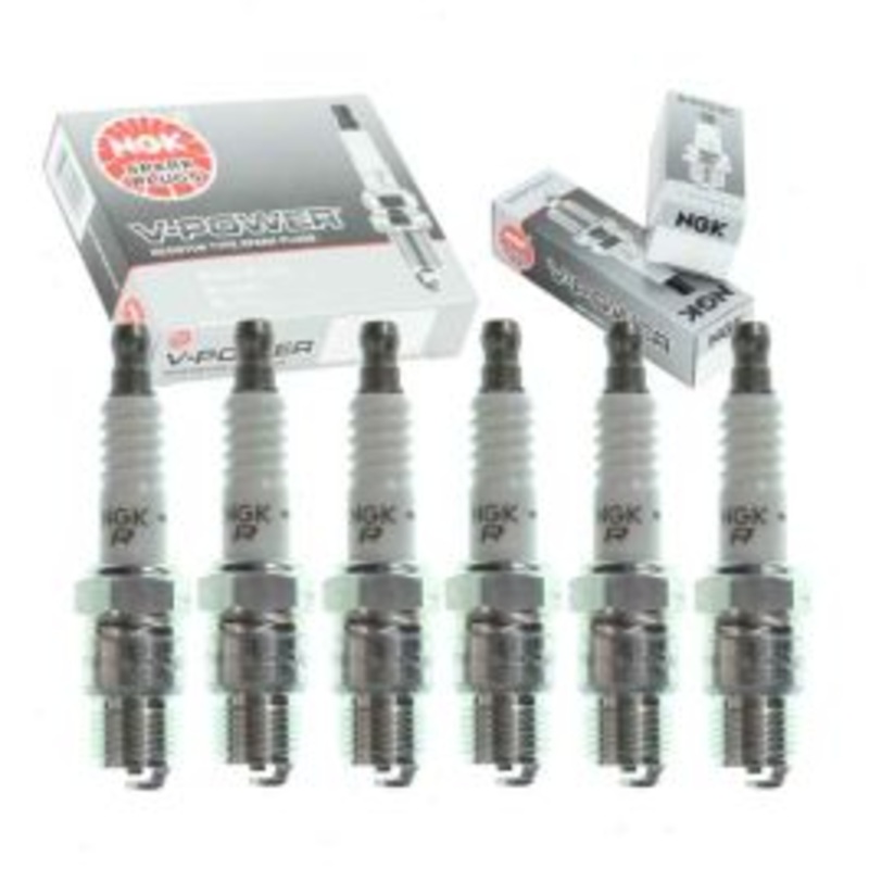 6 pc NGK V-Power Spark Plugs for 1979-1986 GMC C3500 4.8L L6