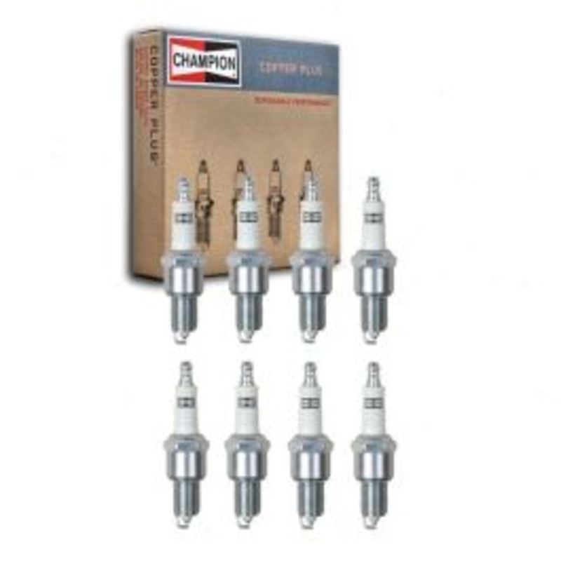 8 pc Champion Copper Plus Spark Plugs for 1958-1962 Pontiac Laurentian 5.7L V8