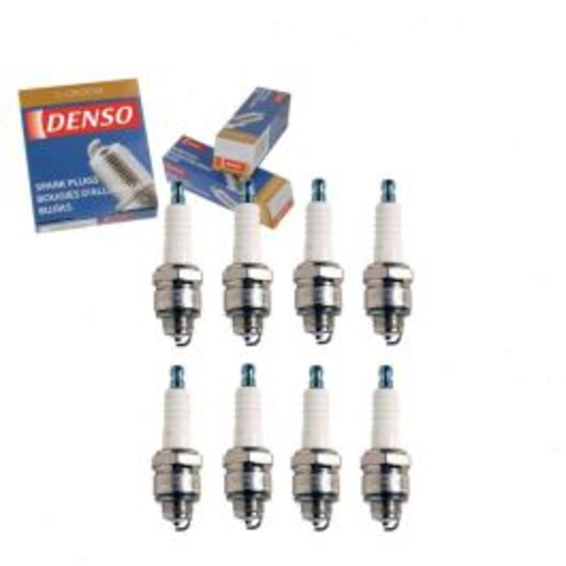 8 pc DENSO Standard U-Groove Spark Plugs for 1965-1974 Plymouth Satellite 5.2L 6.3L 7.2L V8
