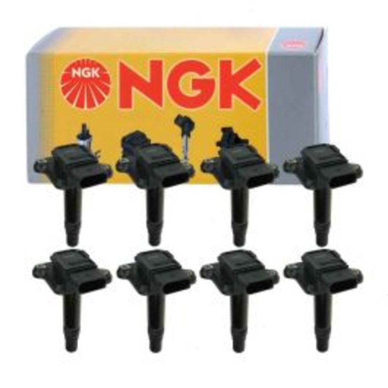 8 pc NGK Ignition Coils for 2000-2002 Audi A8 Quattro 4.2L V8