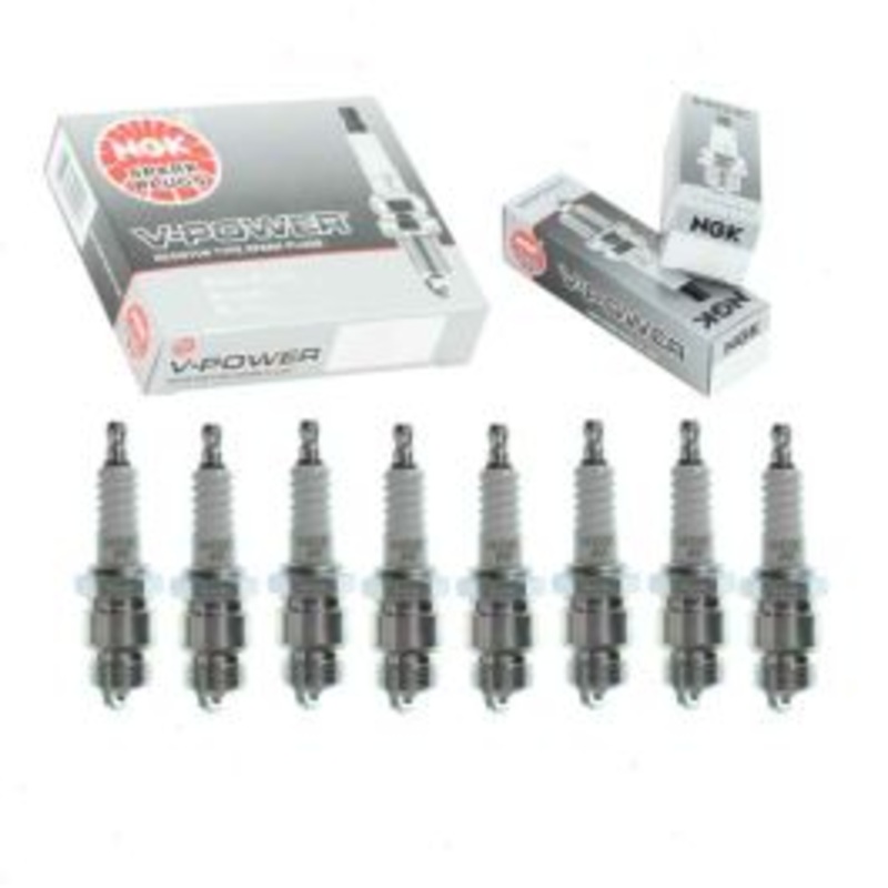 8 pc NGK V-Power Spark Plugs for 1968-1974 Ford E-100 Econoline 5.0L V8