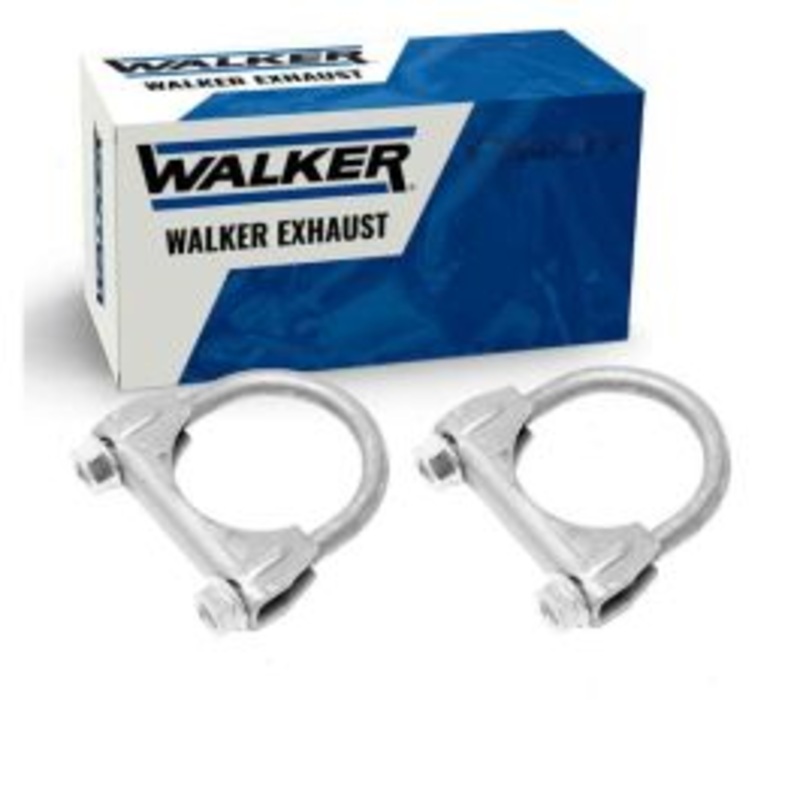 2 pc Walker Exhaust Clamps for 1988-1991 Mercedes-Benz 300SEL 3.0L L6