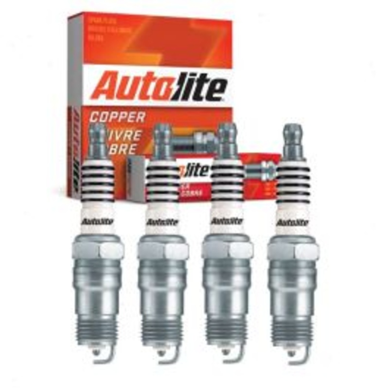 4 pc Autolite Copper Core Spark Plugs for 1977-1982 Mercury Capri 2.3L L4
