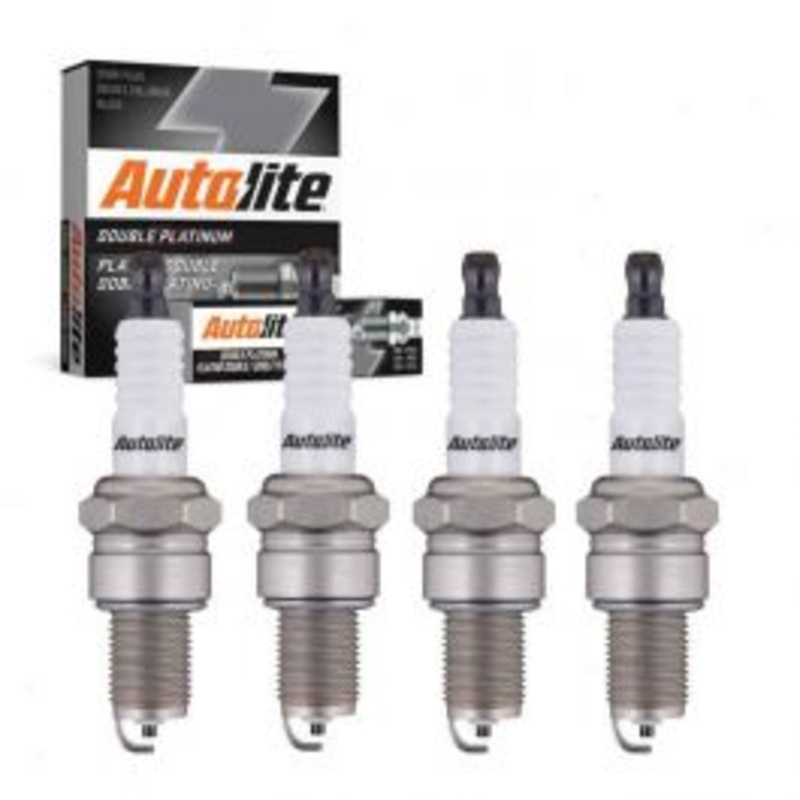 4 pc Autolite Double Platinum Spark Plug for 1984-1995 Plymouth Voyager 2.2L