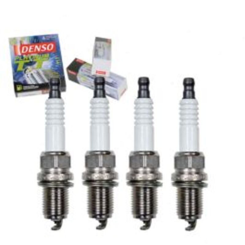 4 pc DENSO Platinum TT Spark Plugs for 1988-1990 Honda Prelude 2.0L L4