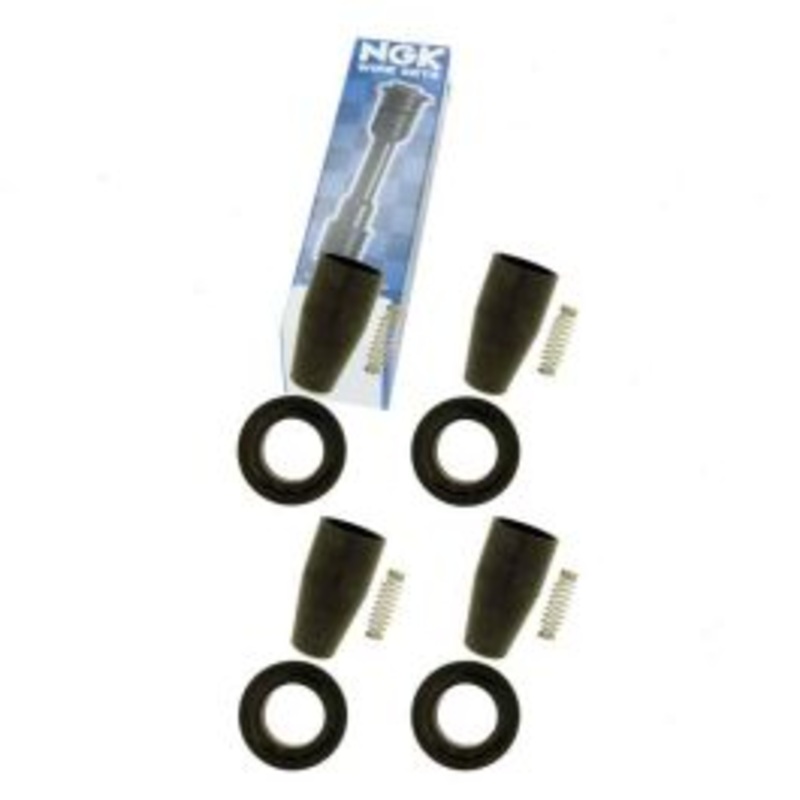 4 pc NGK Ignition Coil Boots for 2009-2010 Pontiac G3 1.6L L4