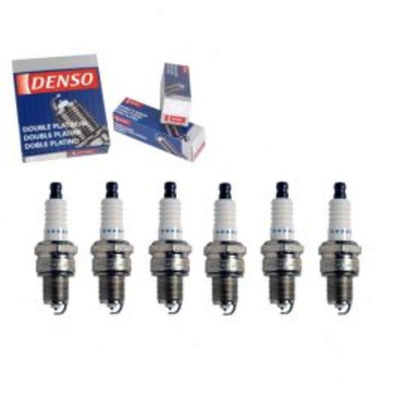 6 pc DENSO Double Platinum Spark Plugs for 1960 Chevrolet Truck 3.8L L6