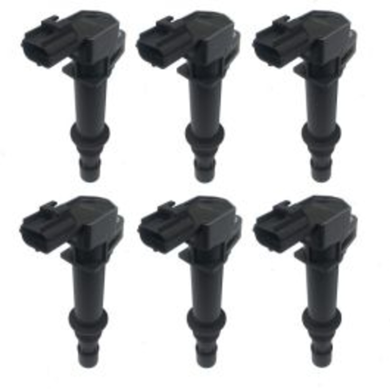 6 pc Hitachi Ignition Coils for 2006-2009 Mitsubishi Raider 3.7L V6