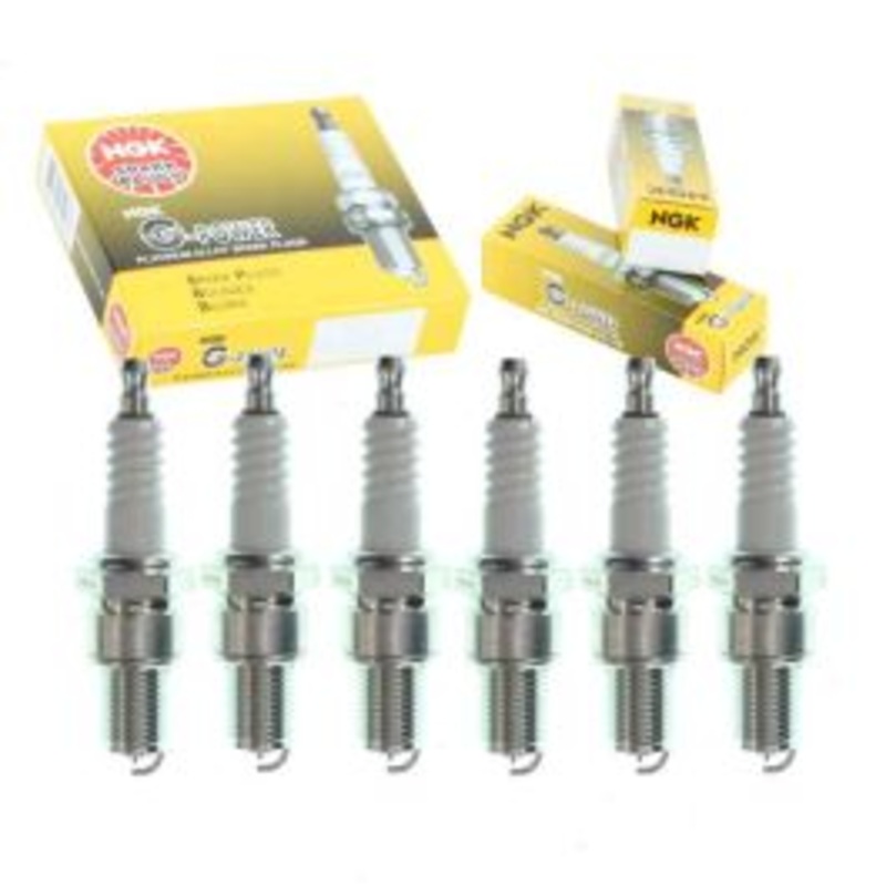 6 pc NGK G-Power Spark Plugs for 1985-1987 BMW 735i 3.5L L6