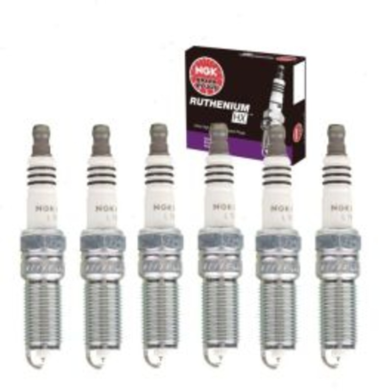 6 pc NGK Ruthenium HX Spark Plugs for 2014-2019 Ford Police Interceptor Utility 3.5L V6