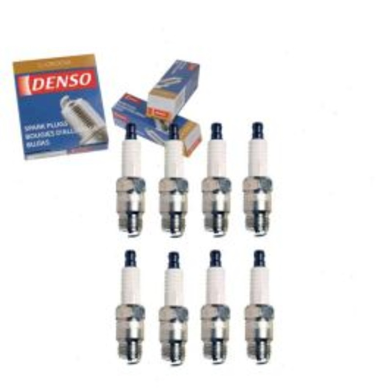 8 pc DENSO Standard U-Groove Spark Plugs for 1972-1975 Chevrolet Nova 5.0L 5.7L V8