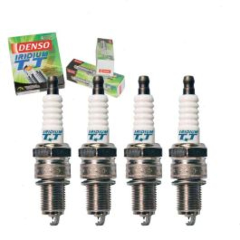 4 pc DENSO Iridium TT Spark Plugs for 1982-1983 Dodge 400 2.2L 2.6L L4