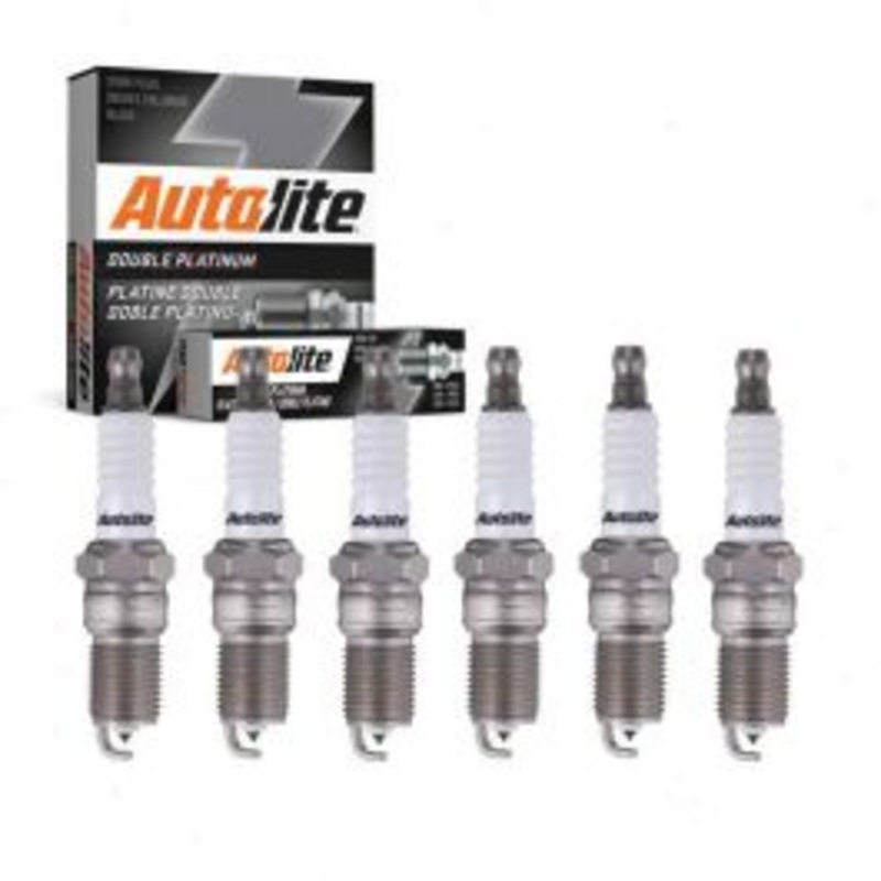 6 pc Autolite Double Platinum Spark Plug for 1988-1991 Mercedes-Benz 300SEL