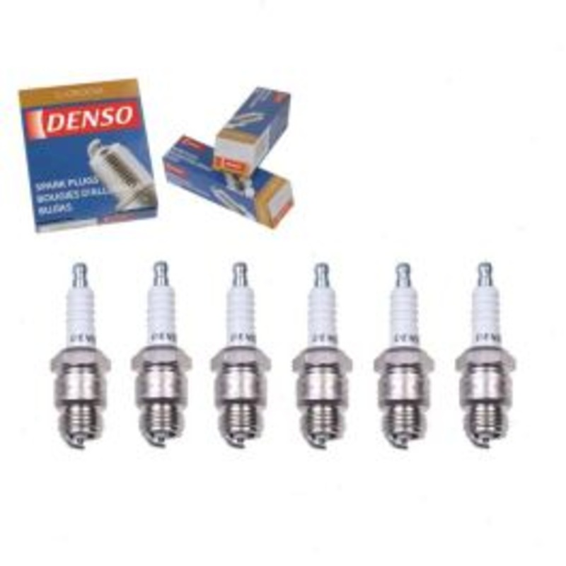6 pc DENSO Standard U-Groove Spark Plugs for 1975-1980 Mercury Monarch 3.3L 4.1L L6