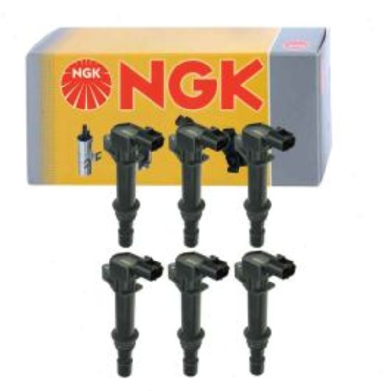 6 pc NGK Ignition Coils for 2006-2008 Jeep Commander 3.7L V6