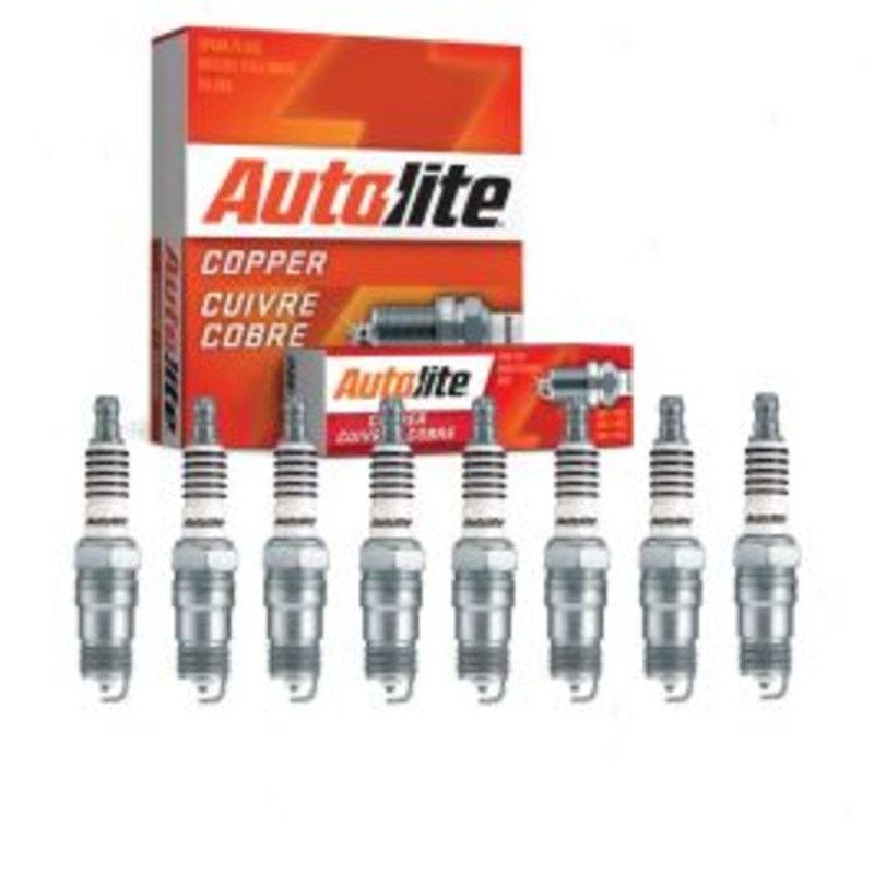 8 pc Autolite Copper Core Spark Plugs for 2003 Ford E-150 4.6L V8
