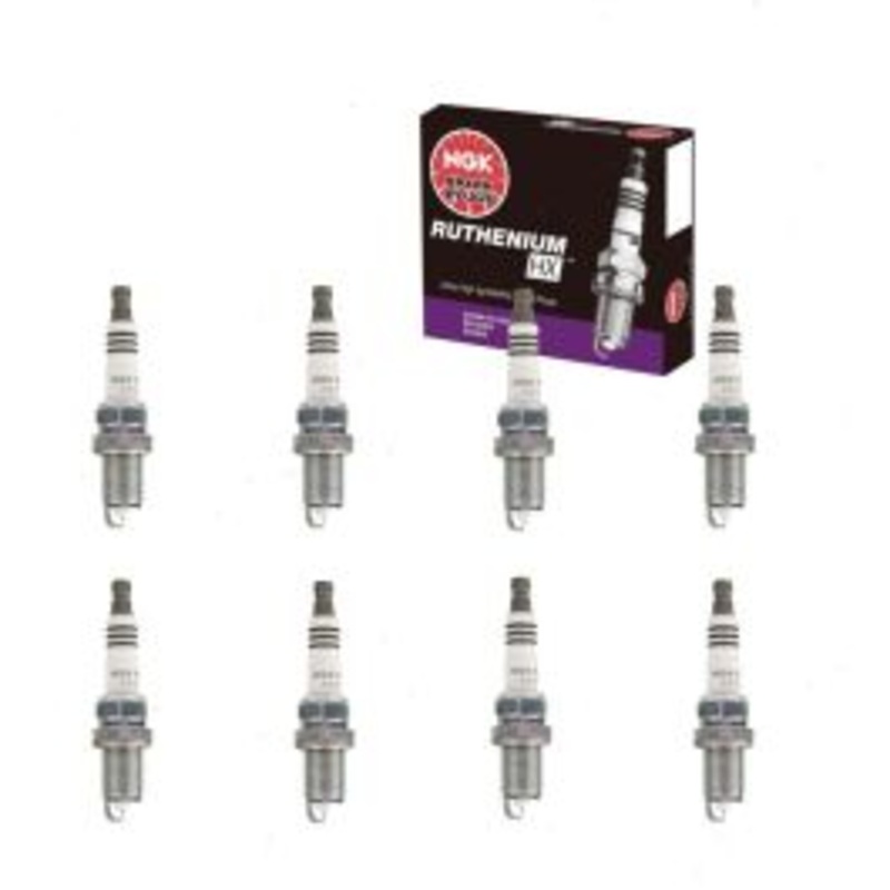 8 pc NGK Ruthenium HX Spark Plugs for 2003-2004 Audi RS6 4.2L V8