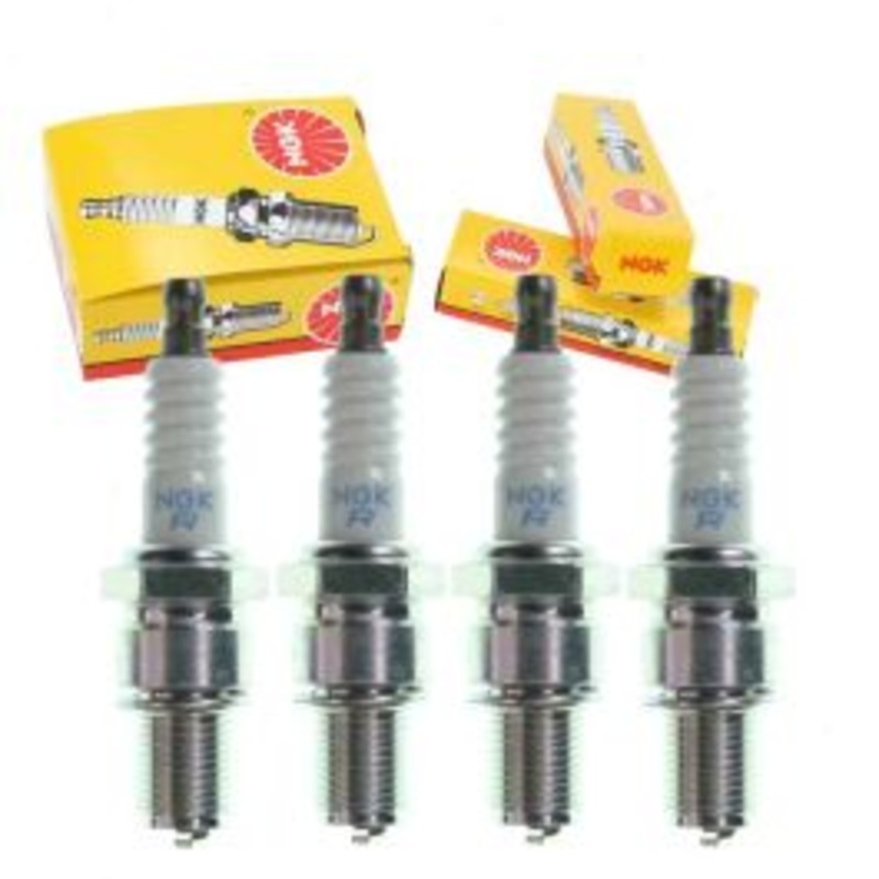 4 pc NGK Standard 6615 BR7ES SOLID Spark Plugs