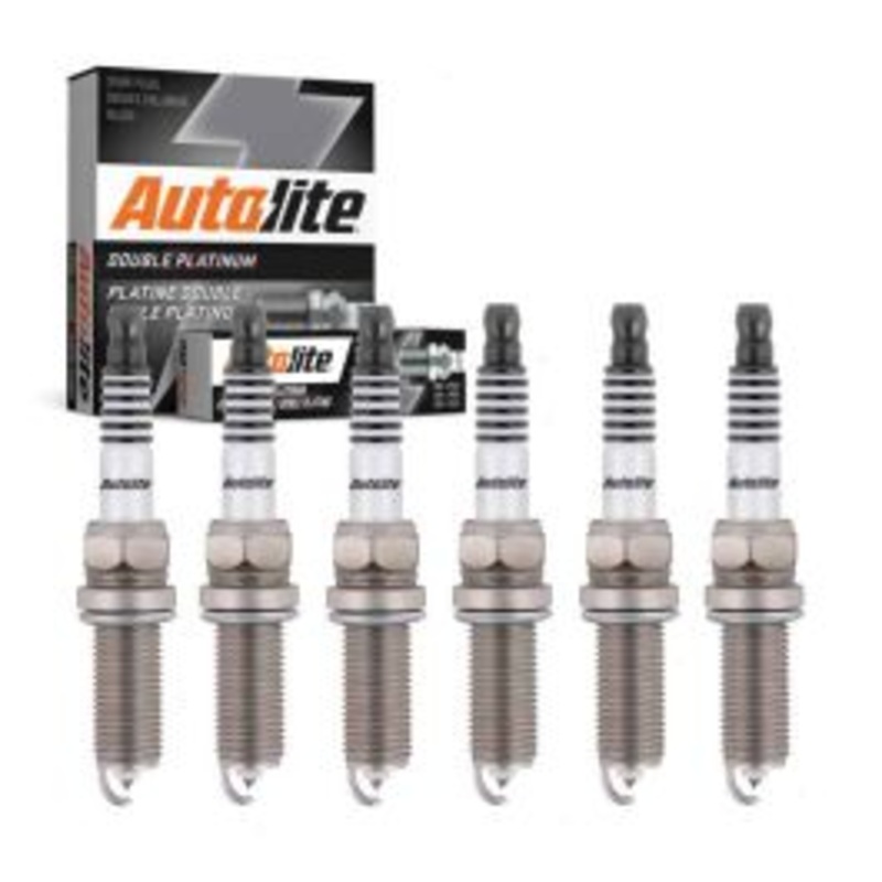 6 pc Autolite Double Platinum Spark Plug for 2006-2008 Mercedes-Benz SLK280