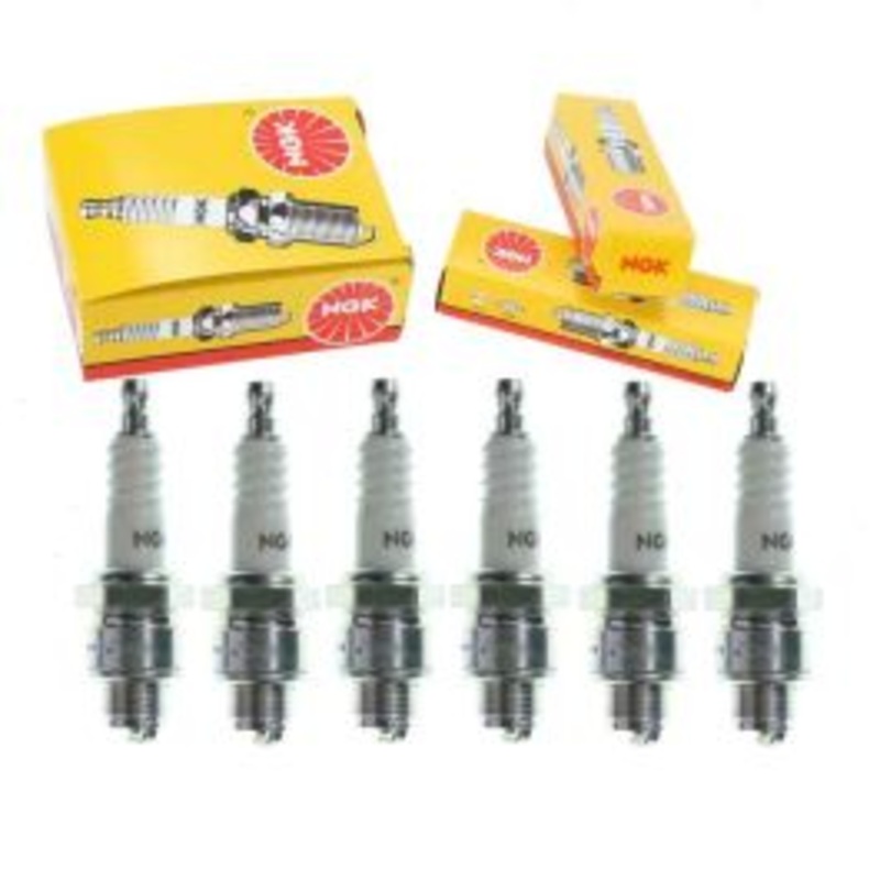 6 pc NGK Standard Spark Plugs for 1950-1954 Ford Country Squire 3.5L 3.6L 3.7L L6