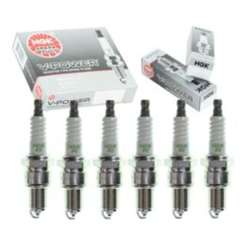 6 pc NGK V-Power Spark Plugs for 1970-1972 Mercedes-Benz 250C 2.8L L6