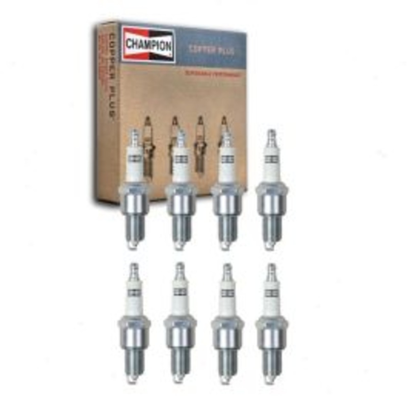 8 pc Champion Copper Plus Spark Plugs for 1957-1958 Dodge Custom 5.3L 5.7L 5.8L 5.9L V8