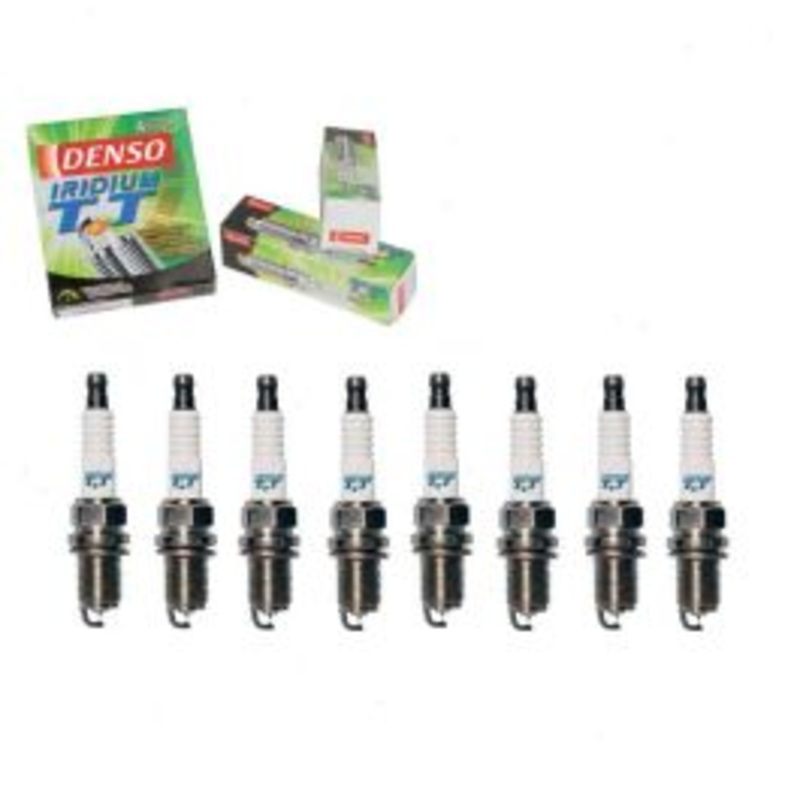 8 pc DENSO Iridium TT Spark Plugs for 1999 Jaguar XK8 4.0L V8
