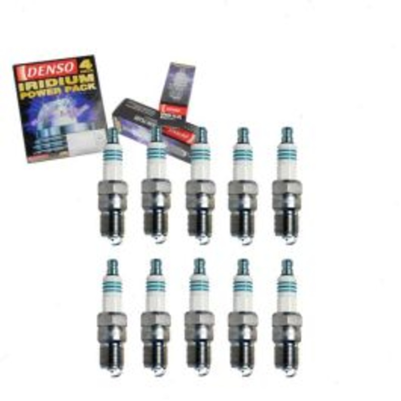 10 pc DENSO Iridium Power Spark Plugs for 2010-2016 Ford E-350 Super Duty 6.8L V10