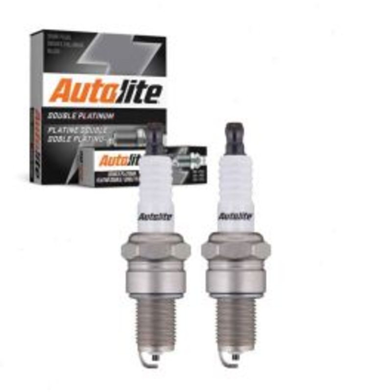 2 pc Autolite Double Platinum Spark Plug for 1960-1962 Panhard PL-17 0.8L H2