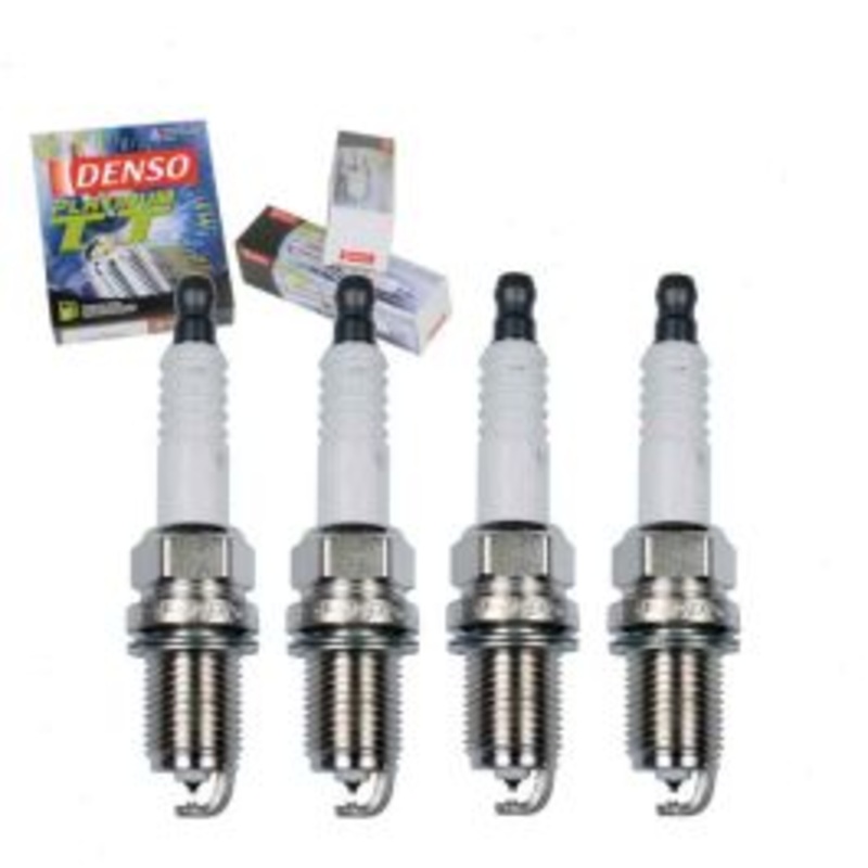 4 pc DENSO Platinum TT Spark Plugs for 1989-1998 Saab 900 2.0L 2.1L 2.3L L4
