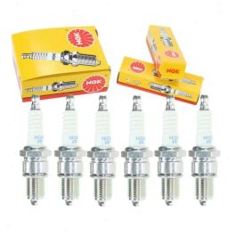 6 pc NGK Standard Spark Plugs for 1965-1966 Toyota Land Cruiser 3.9L L6