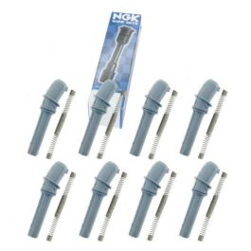 8 pc NGK Ignition Coil Boots for 1997-2002 Ford E-150 Econoline 4.6L 5.4L V8