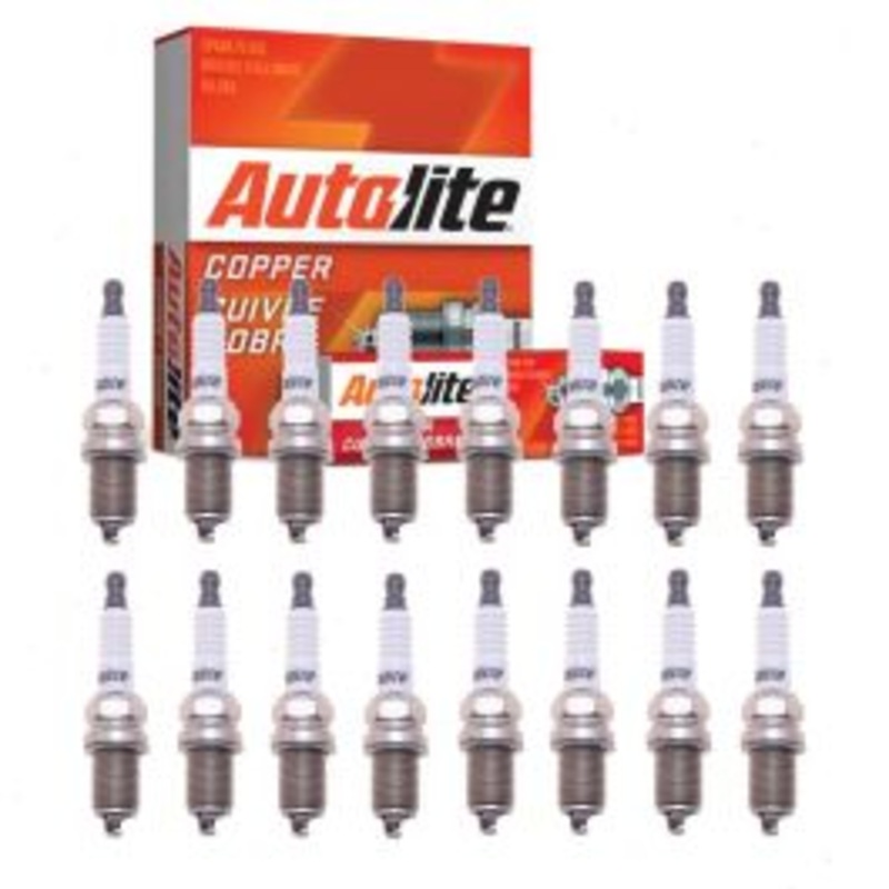 16 pc Autolite Copper Core Spark Plugs for 1999 Mercedes-Benz SL500 5.0L V8