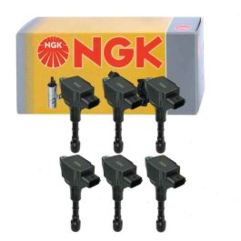 6 pc NGK Ignition Coils for 2013-2019 Nissan Pathfinder 3.5L V6