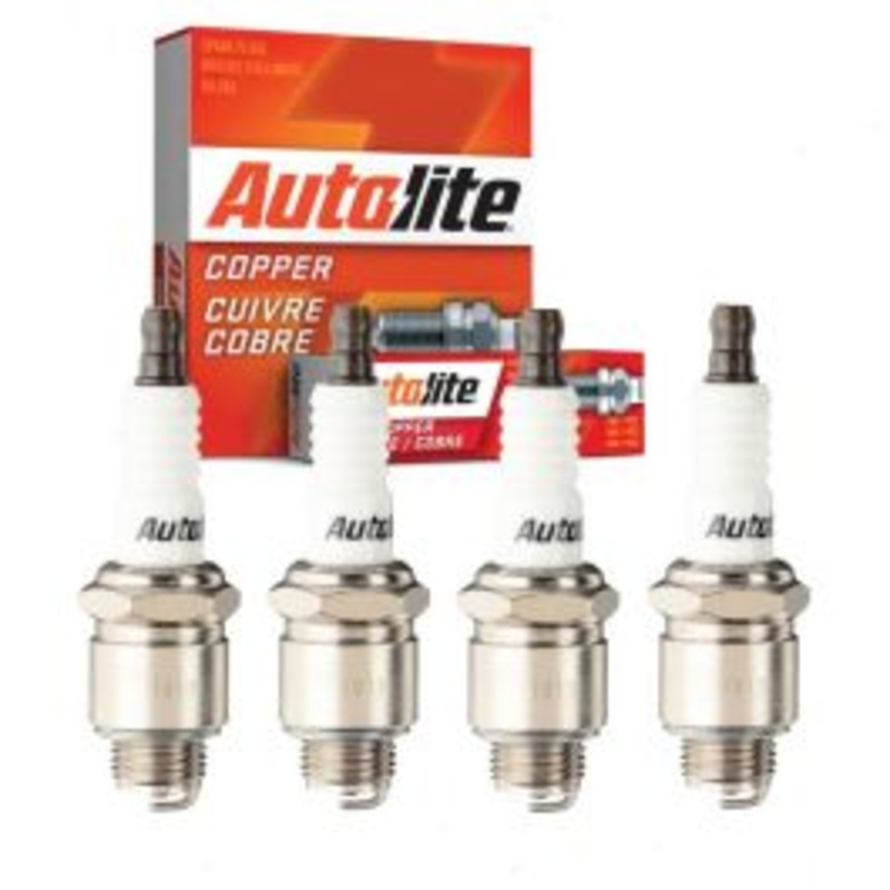4 pc Autolite Copper Core Spark Plugs for 1966-1968 Jeep CJ5A 2.2L L4