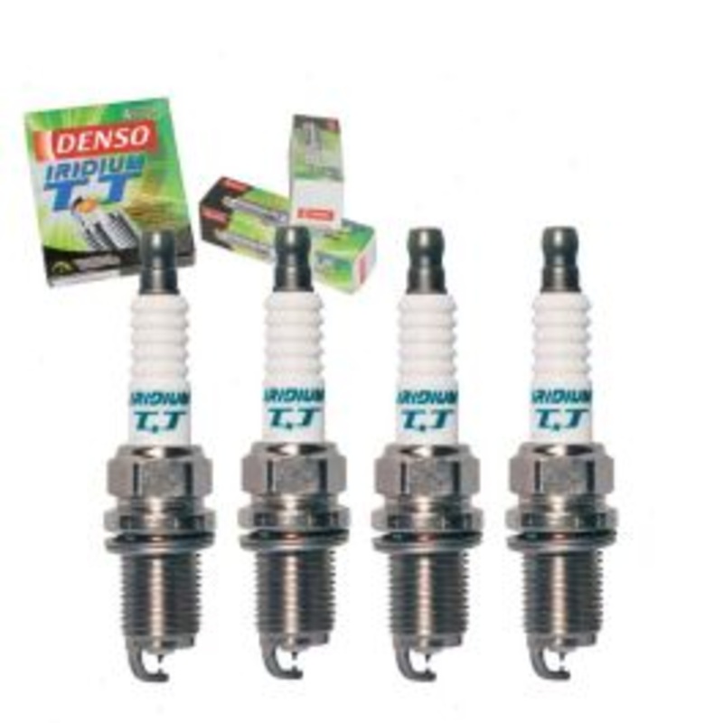 4 pc DENSO Iridium TT Spark Plugs for 1990-1996 Honda Prelude 2.0L 2.1L 2.2L L4