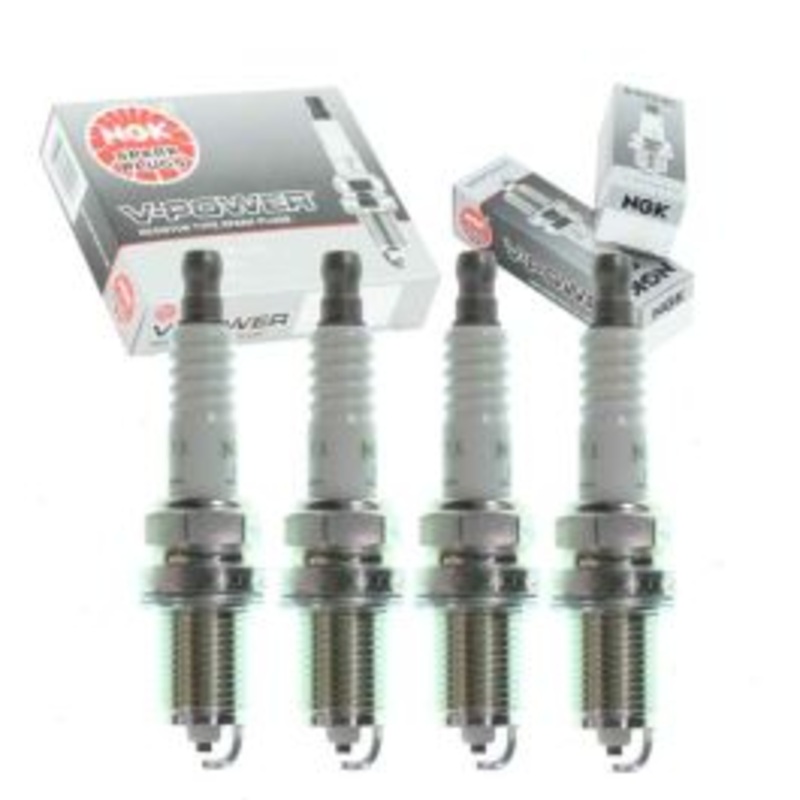 4 pc NGK V-Power 2526 BKR5EYA-11 Spark Plugs