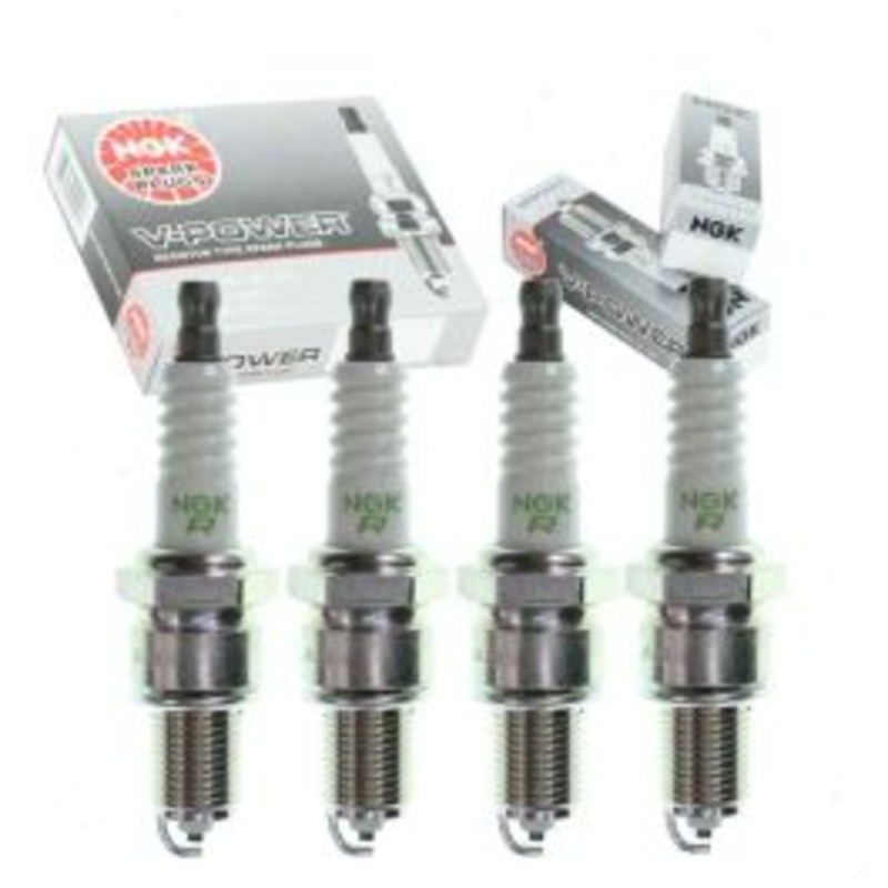 4 pc NGK V-Power Spark Plugs for 1968-1971 BMW 2000ti 2.0L L4