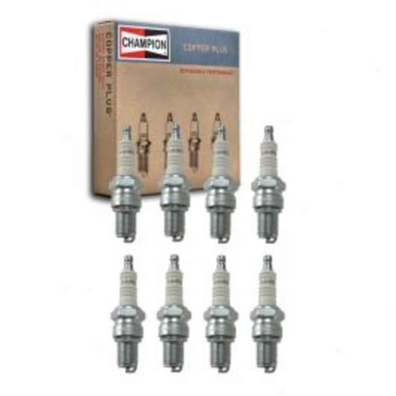 8 pc Champion Copper Plus Spark Plugs for 1960 Dodge Truck 5.1L V8