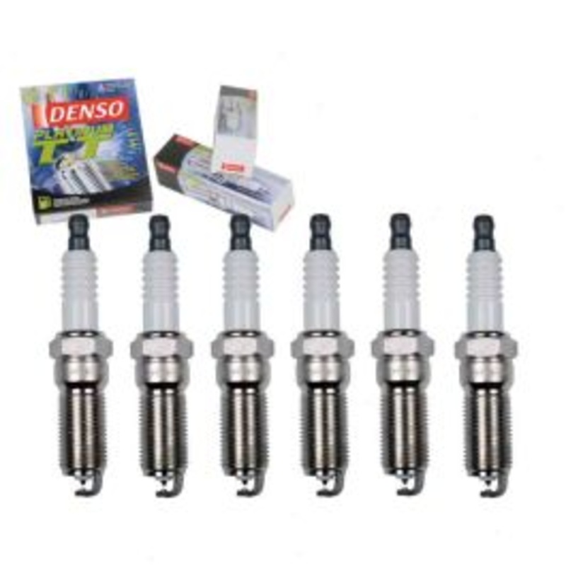 6 pc DENSO Platinum TT Spark Plugs for 2005-2009 Saab 9-7x 4.2L L6