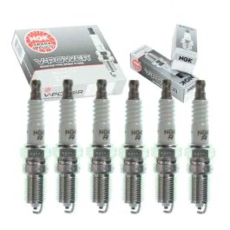 6 pc NGK V-Power Spark Plugs for 1987-1989 Oldsmobile Cutlass Cruiser 2.8L V6