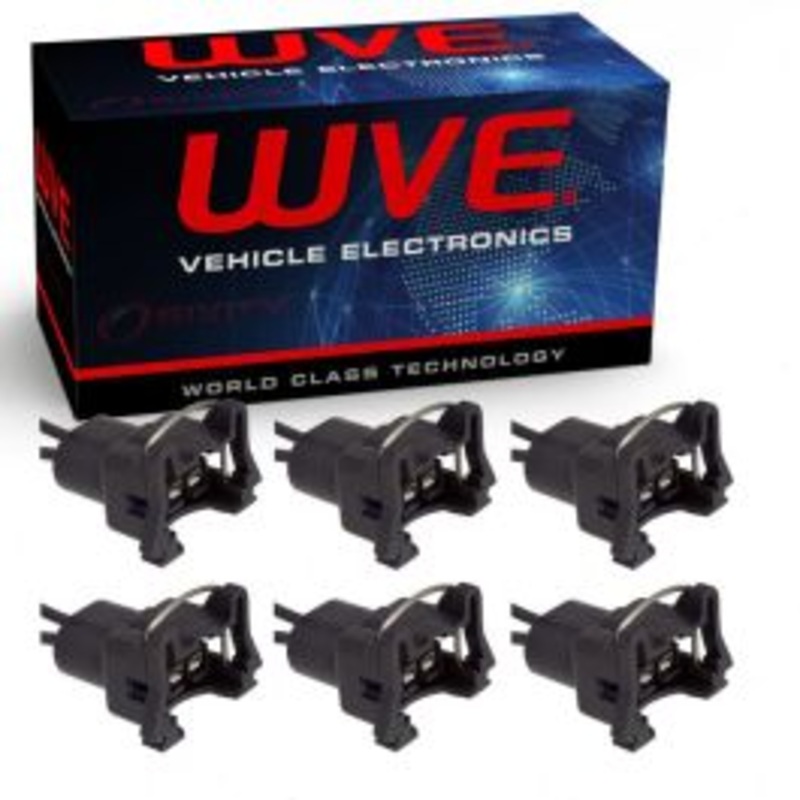 6 pc Wells WVE Fuel Injector Connectors for 1994-2000 Plymouth Grand Voyager Voyager 3.3L 3.8L V6