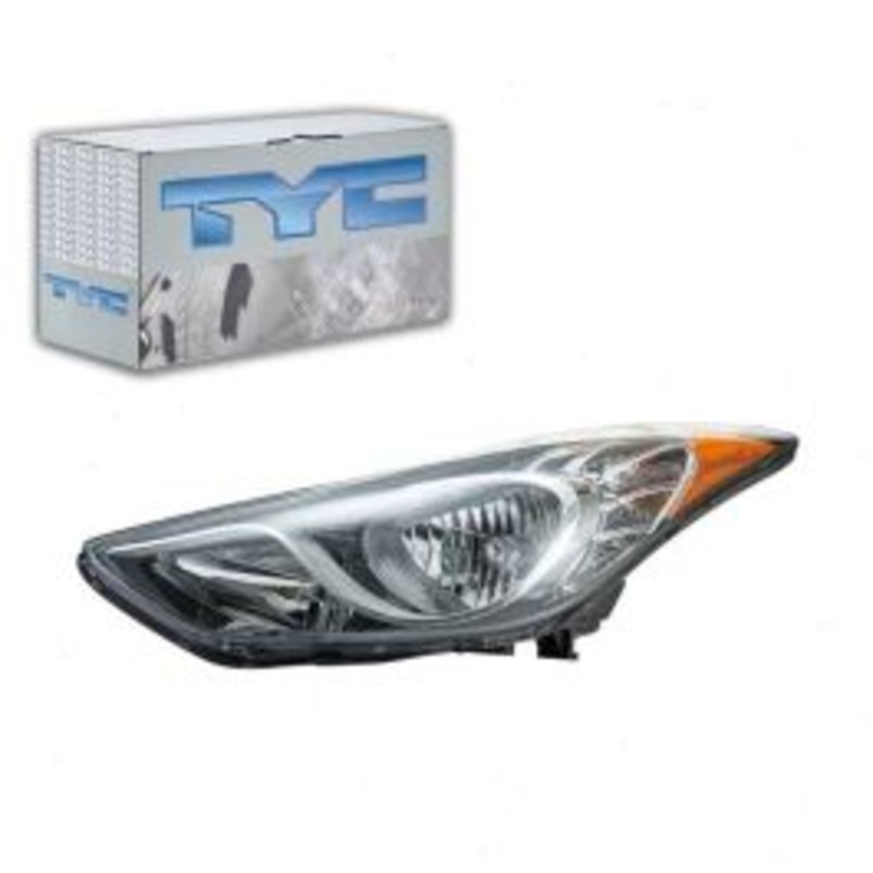 TYC Left Headlight Assembly for 2011-2013 Hyundai Elantra