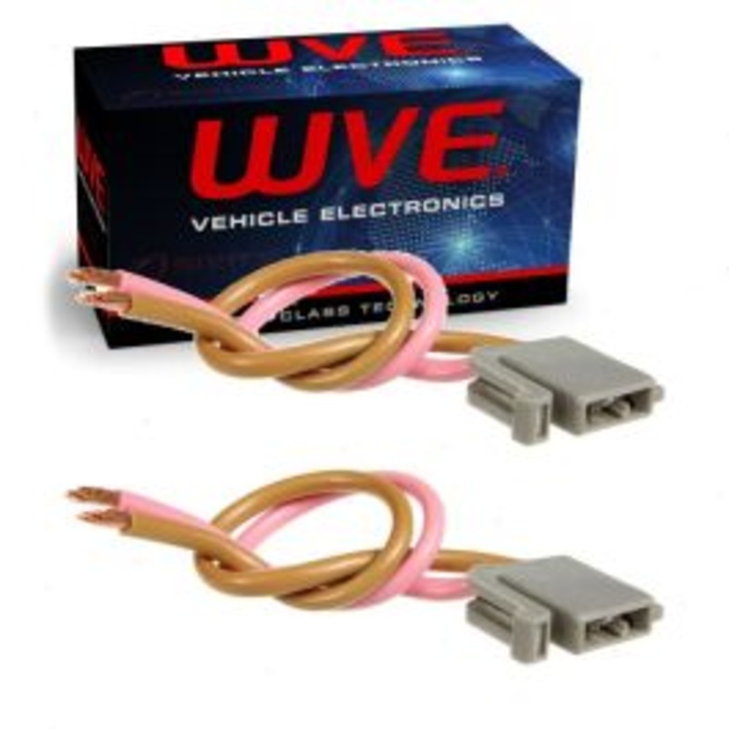 2 pc Wells WVE Rear Speaker Connectors for 2006-2011 Ford Fusion