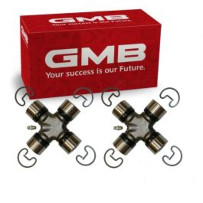 2 pc GMB Rear Shaft All Universal Joints for 2007-2021 Cadillac Escalade