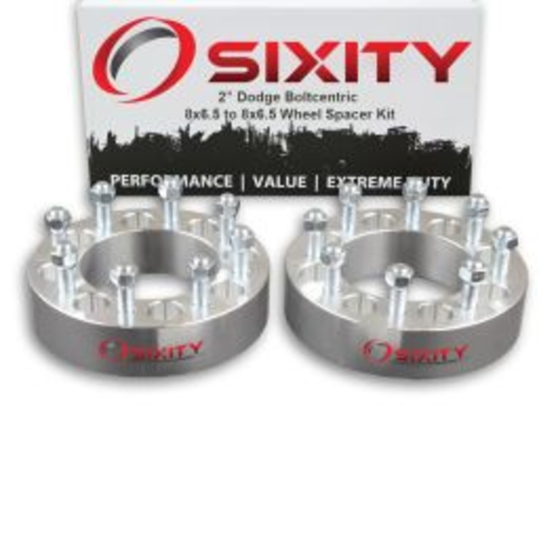 Sixity 2 pc 2" Thick Wheel Spacers - Dodge Ram 2500 - 8x6.5