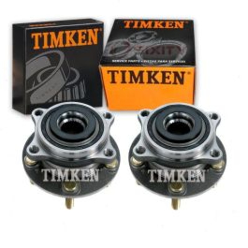 2 pc Timken Front Wheel Bearing Hub Assemblys for 2007-2014 Hyundai Santa Fe