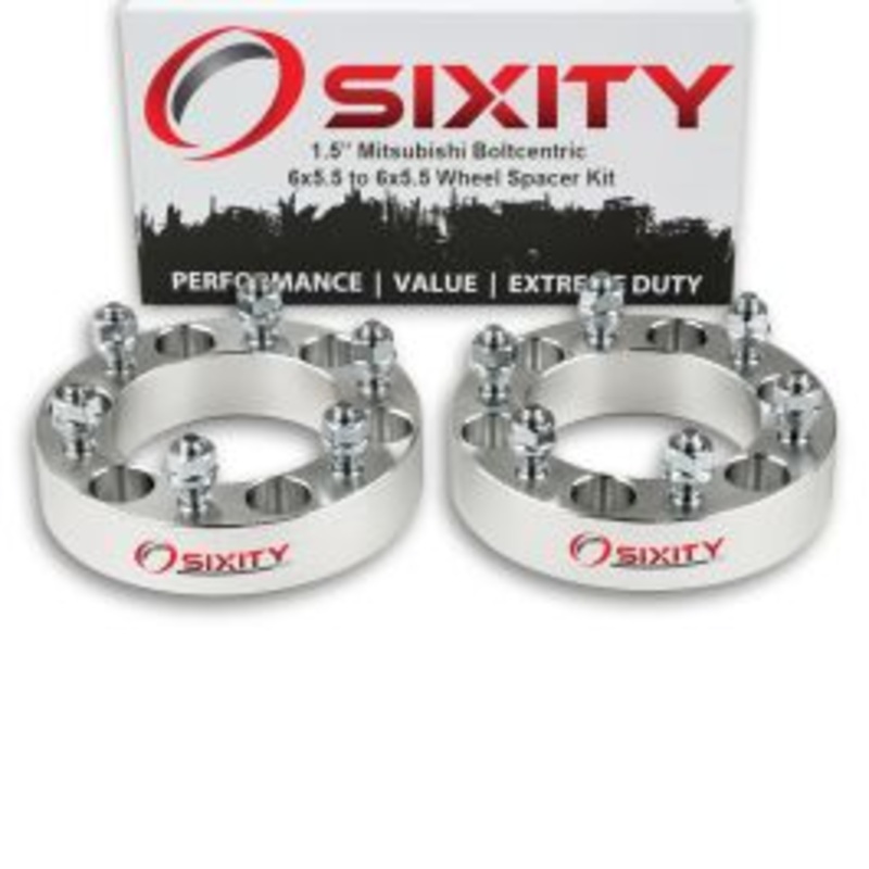 Sixity 2 pc 1.5" Thick Wheel Spacers - Mitsubishi Pickup Truck - 6x5.5