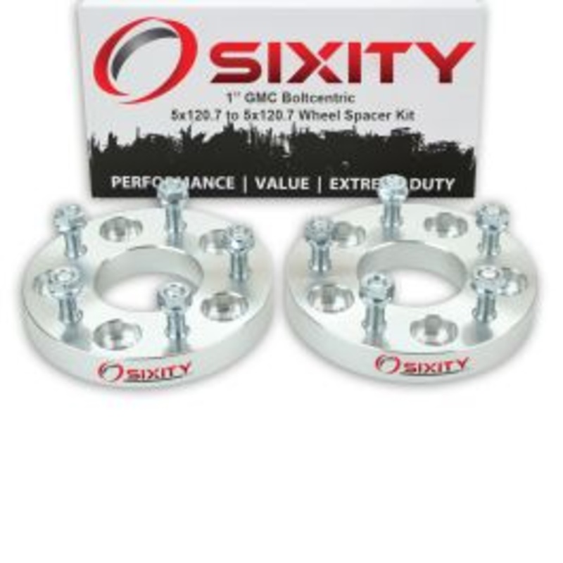 Sixity 2 pc 1" Thick Wheel Spacers - GMC Jimmy Sonoma - 5x120.7mm